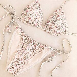 Floral Print Bikini Set